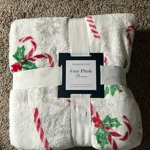 Charter Club Plush Throw NWT